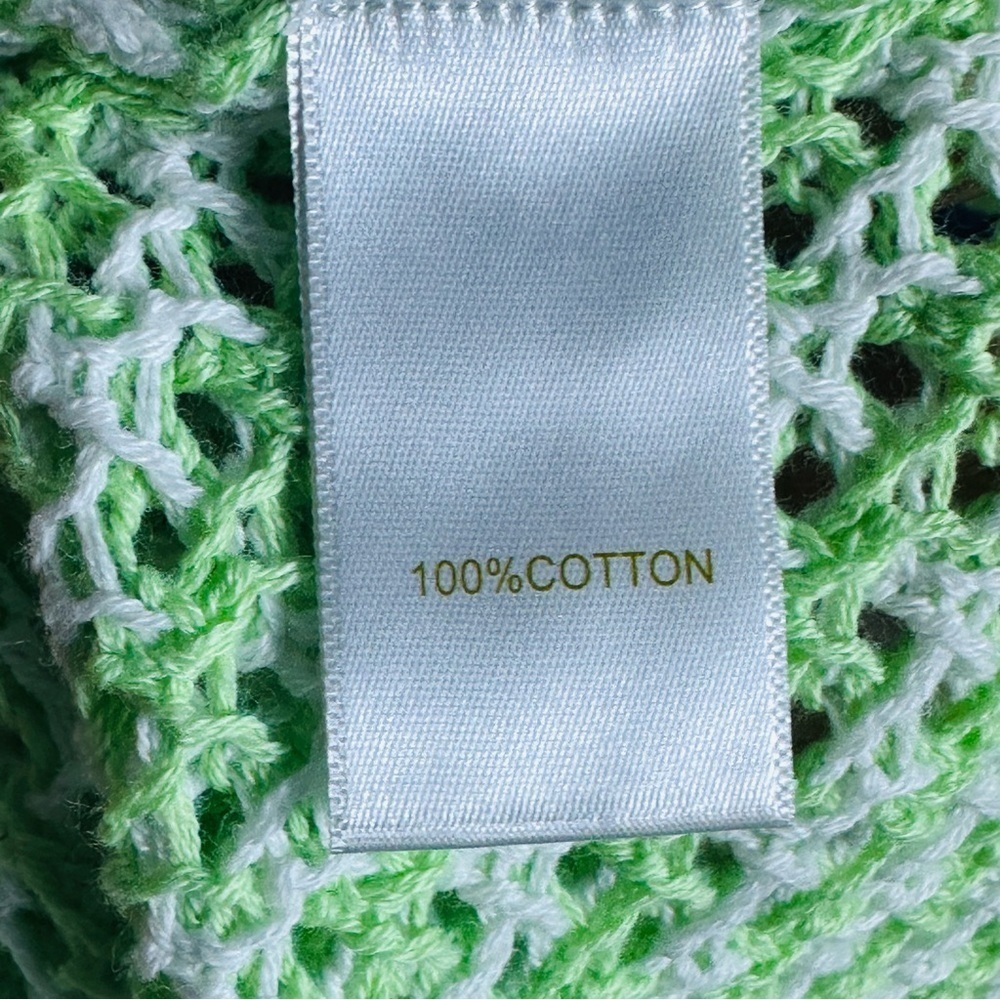 House of Harlow 1960 Knit Sleeveless Green/White Maxi Dress, Women's small - Picture 7 of 7
